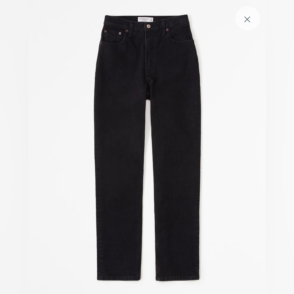 Abercrombie Curve Love Ultra High Rise 90s Straight Jean